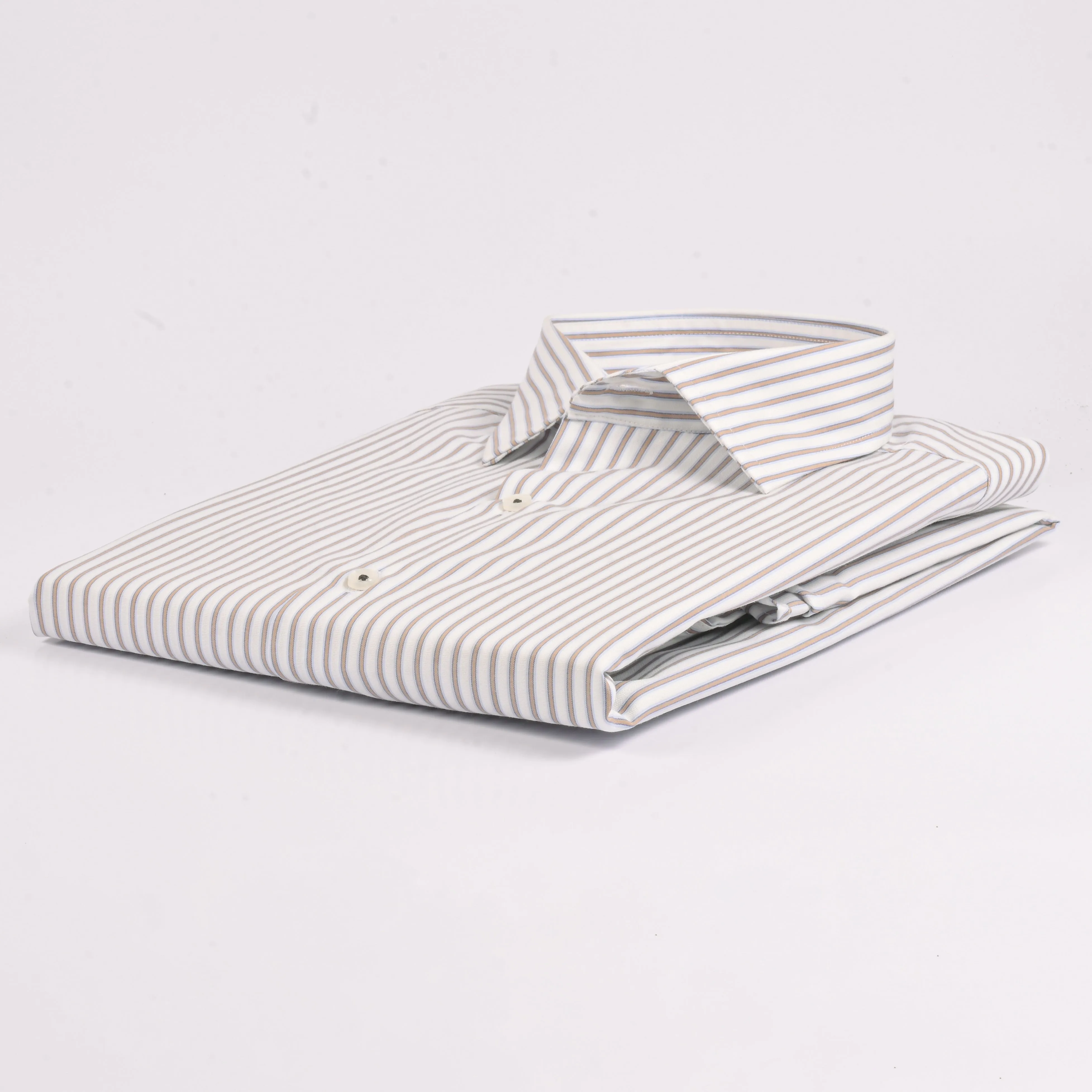 Ck White & Skin Narrow Striped Shirt