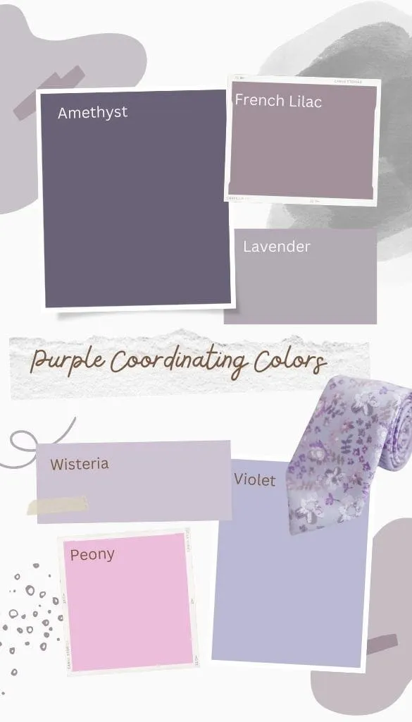 Coordinating Floral Ties