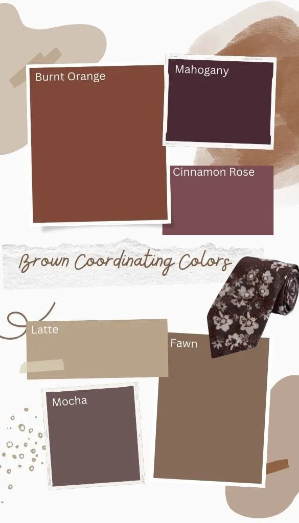 Coordinating Floral Ties