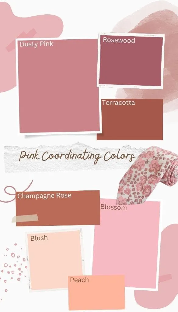 Coordinating Floral Ties