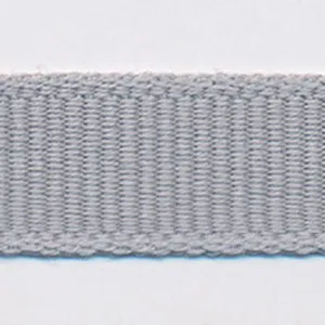 Cotton Grosgrain Ribbon #100 Pale Silver
