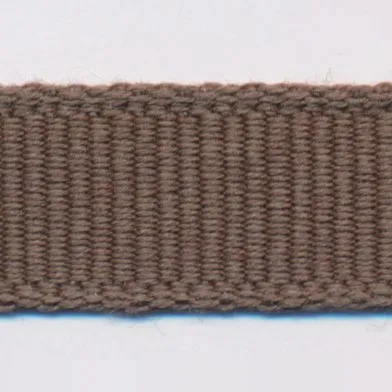 Cotton Grosgrain Ribbon #74 Smoke Brown