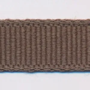 Cotton Grosgrain Ribbon #74 Smoke Brown