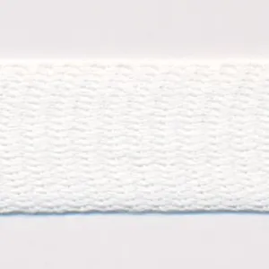 Cotton Knit Tape #01 White