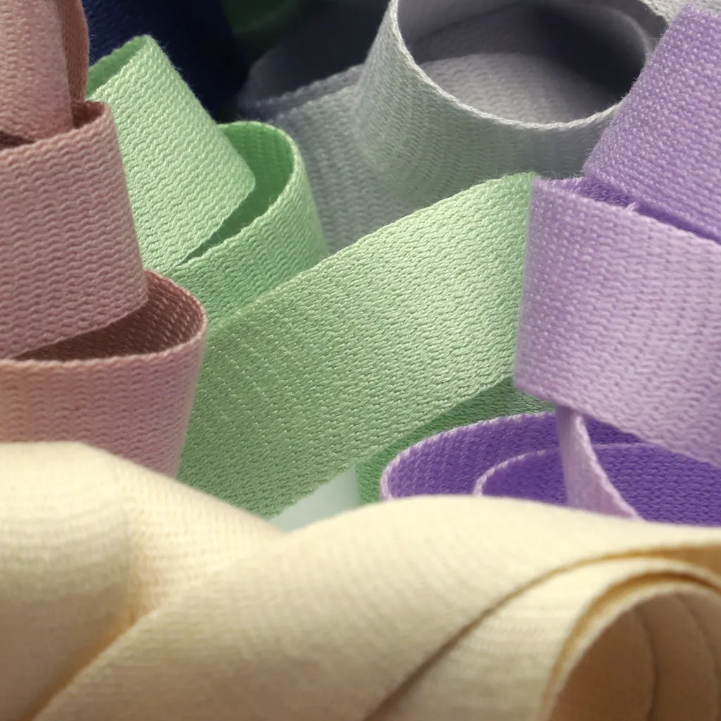 Cotton Knit Tape #01 White