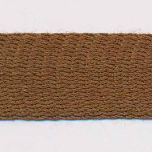 Cotton Knit Tape #35 Brown