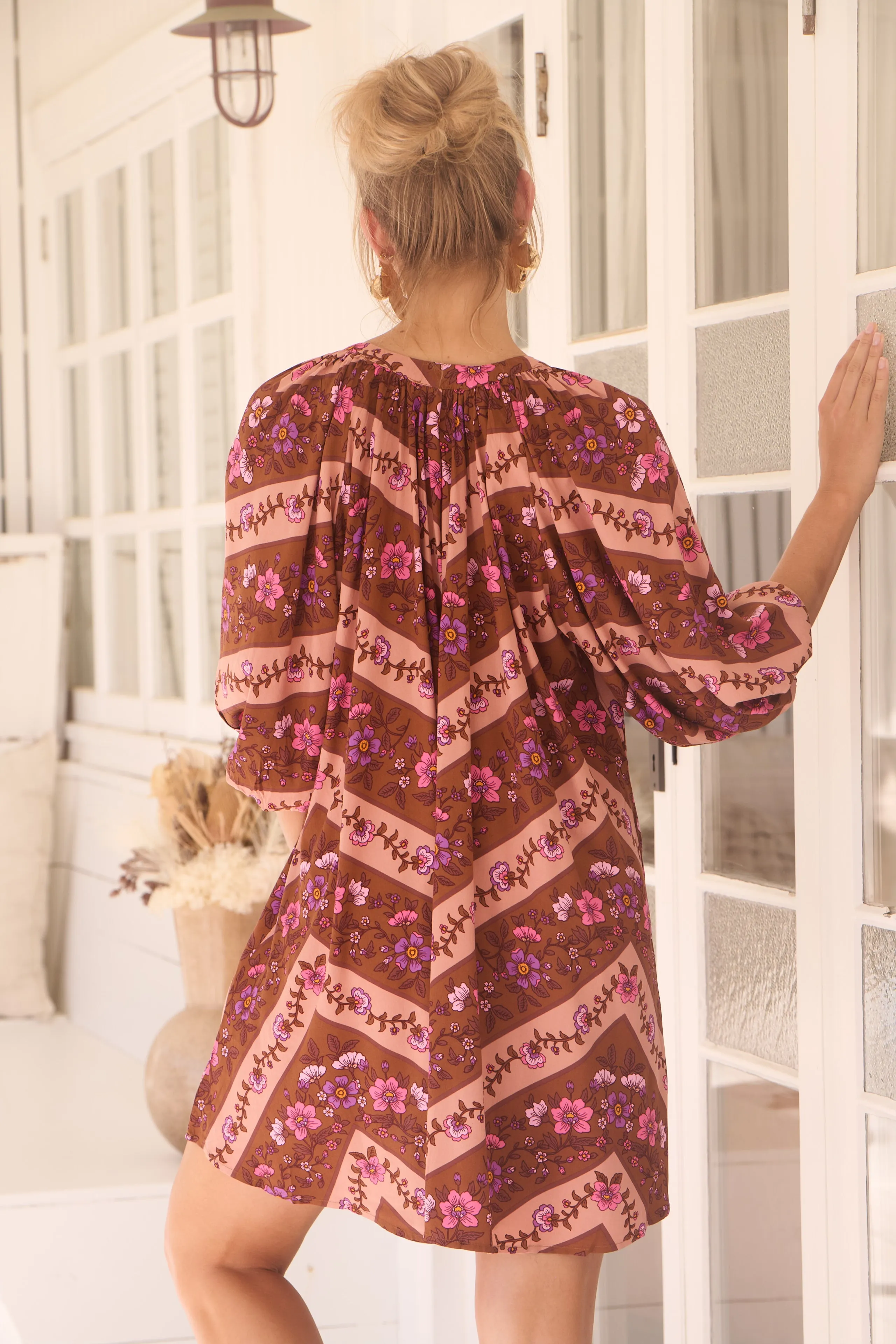 Cove Mini Dress -  Savanna