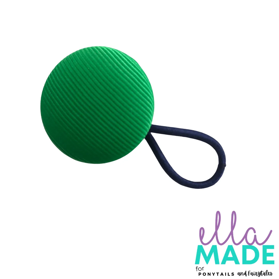 Covered Buttons: Solid Colours - Green