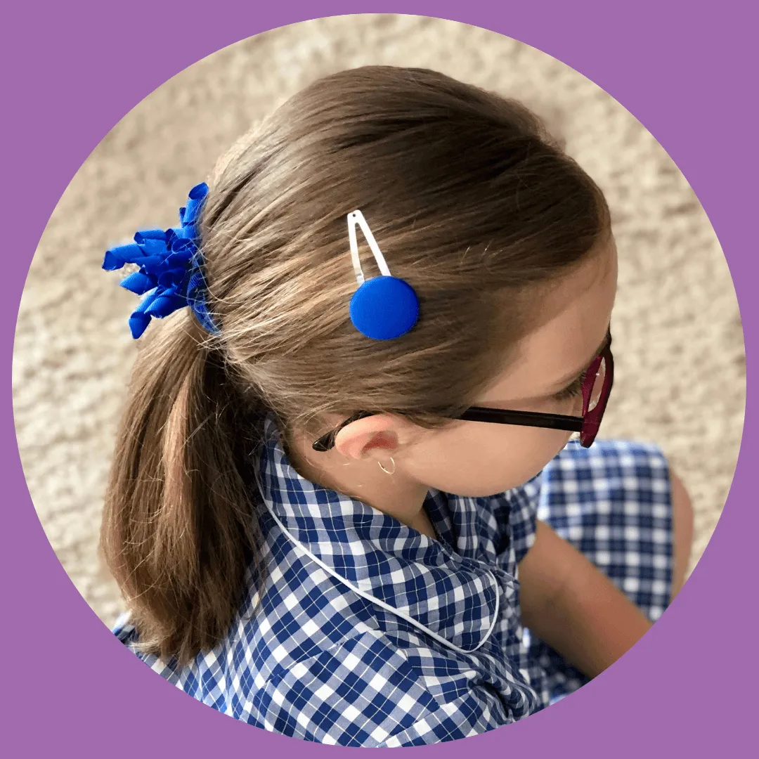 Covered Buttons: Solid Colours - Sky Blue
