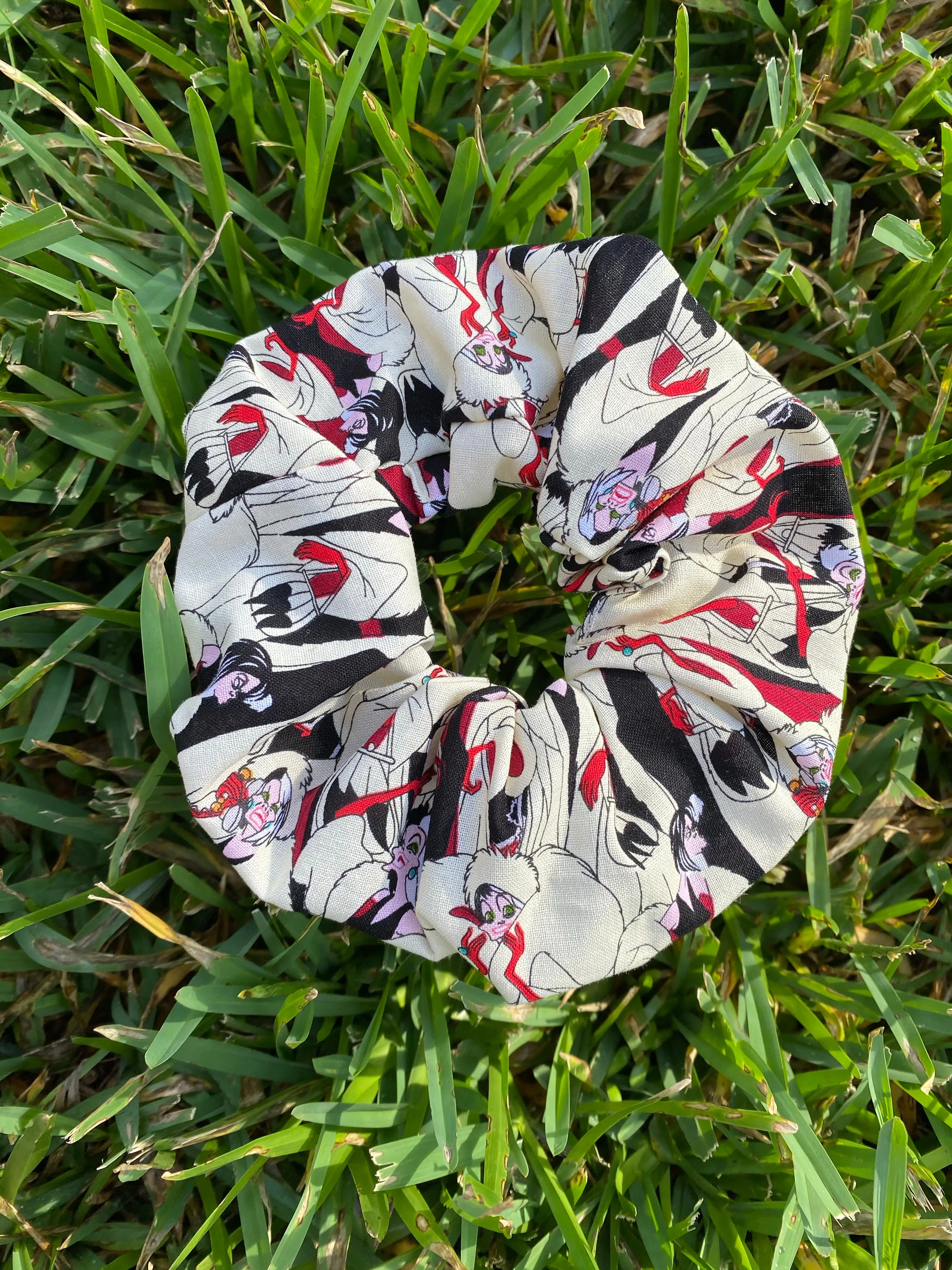 Cruella De Vil Scrunchie Hair tie