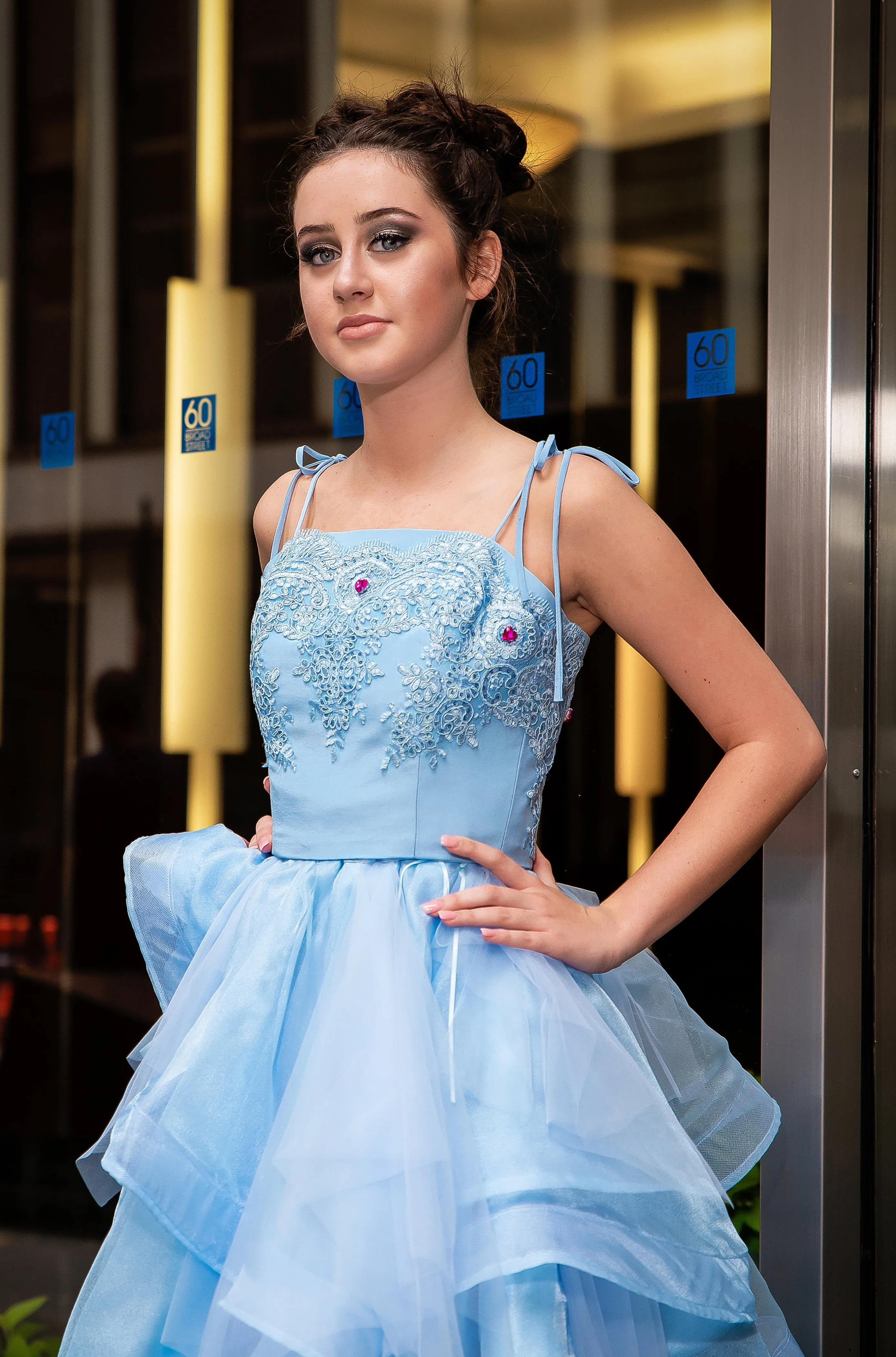 Custom Gown "Baby Blue"