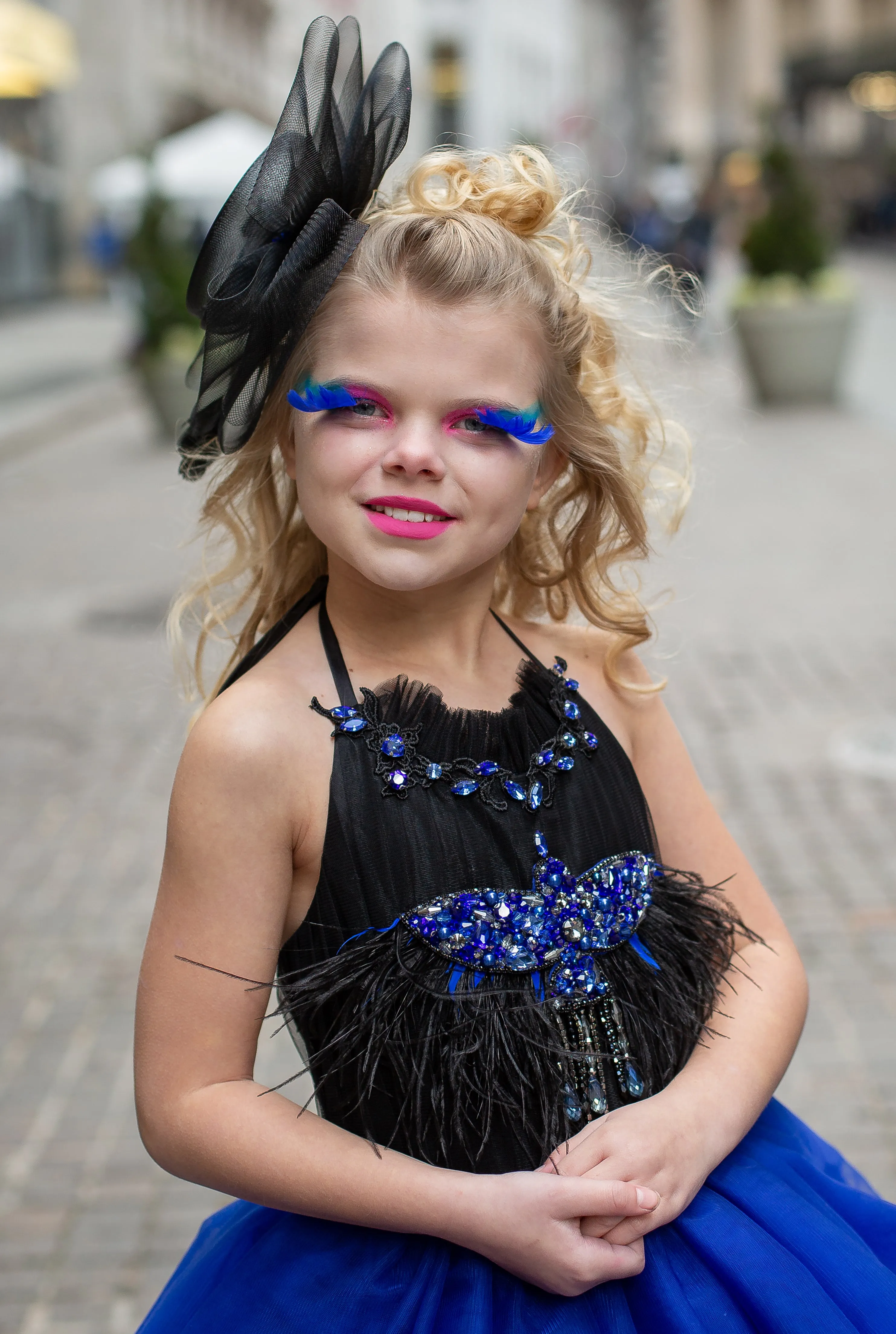 Custom Gown "Blue Martin"