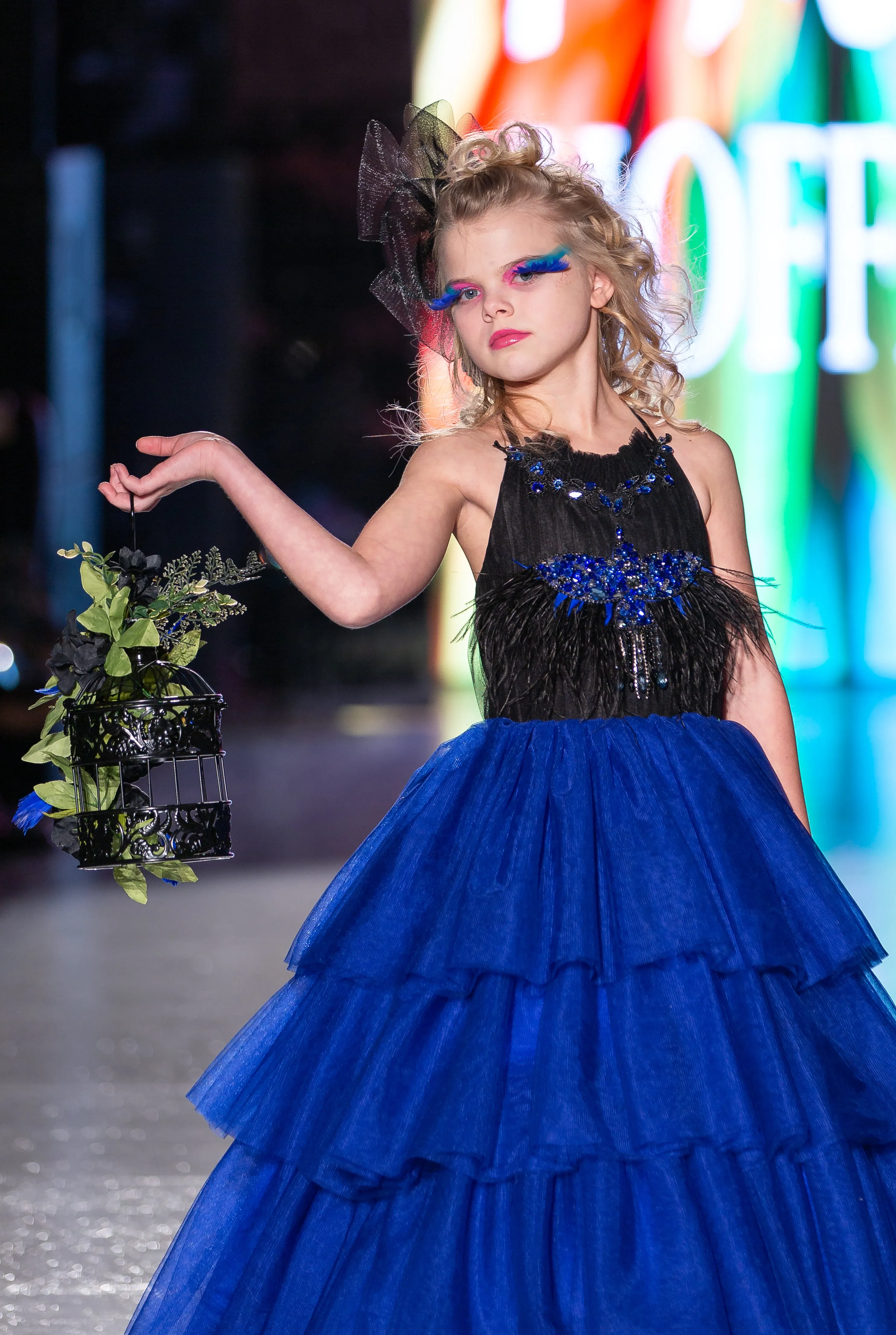 Custom Gown "Blue Martin"