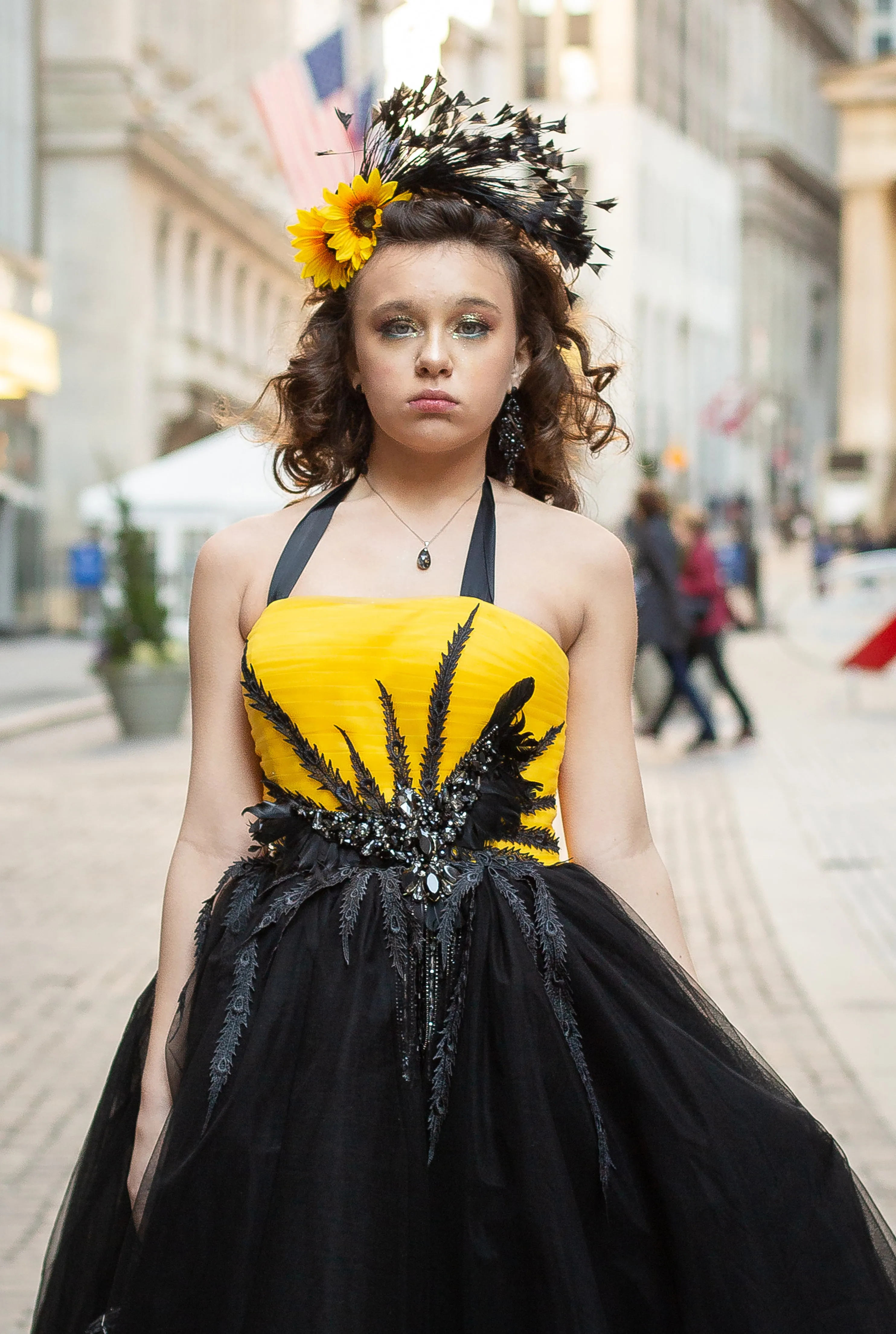 Custom Gown "Goldfinch"