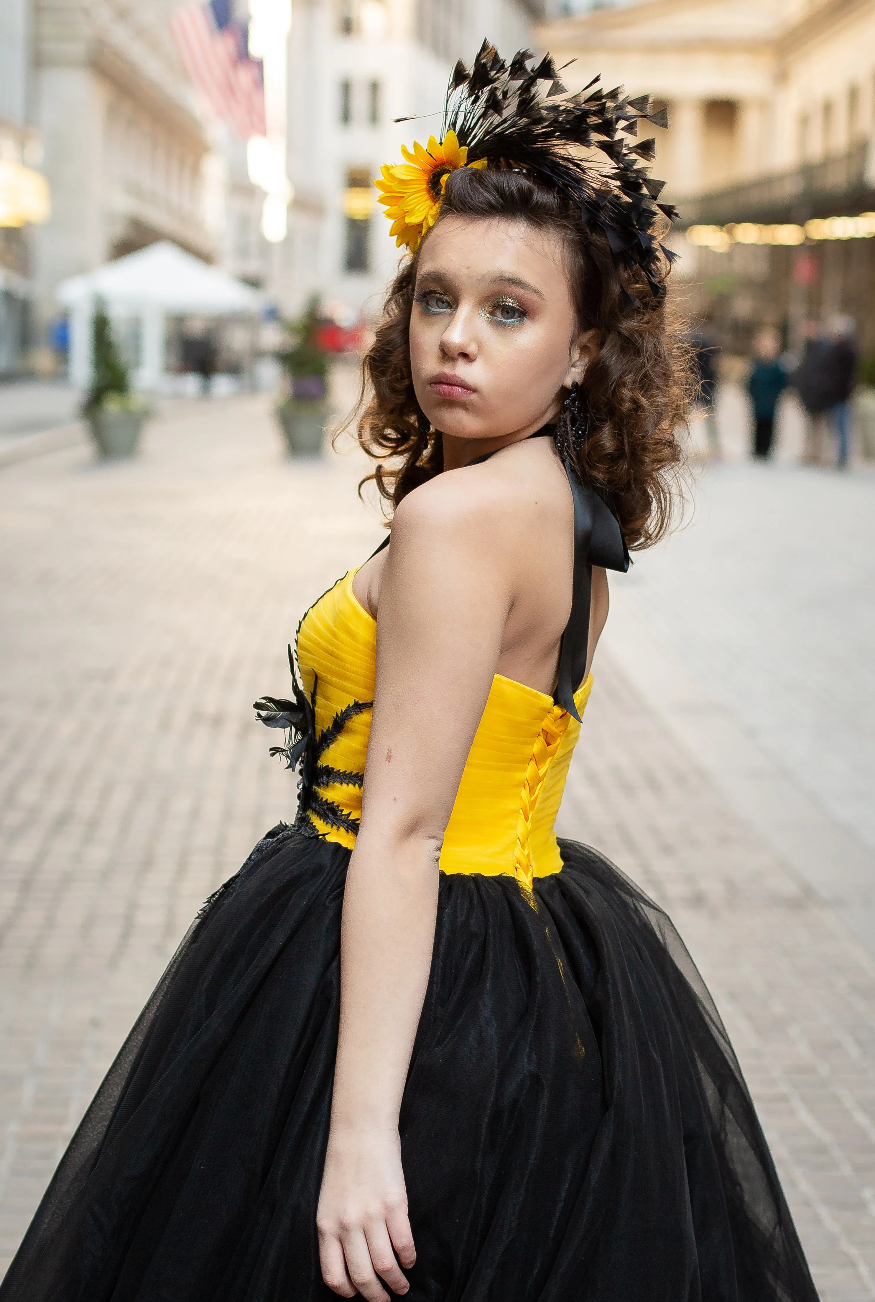 Custom Gown "Goldfinch"