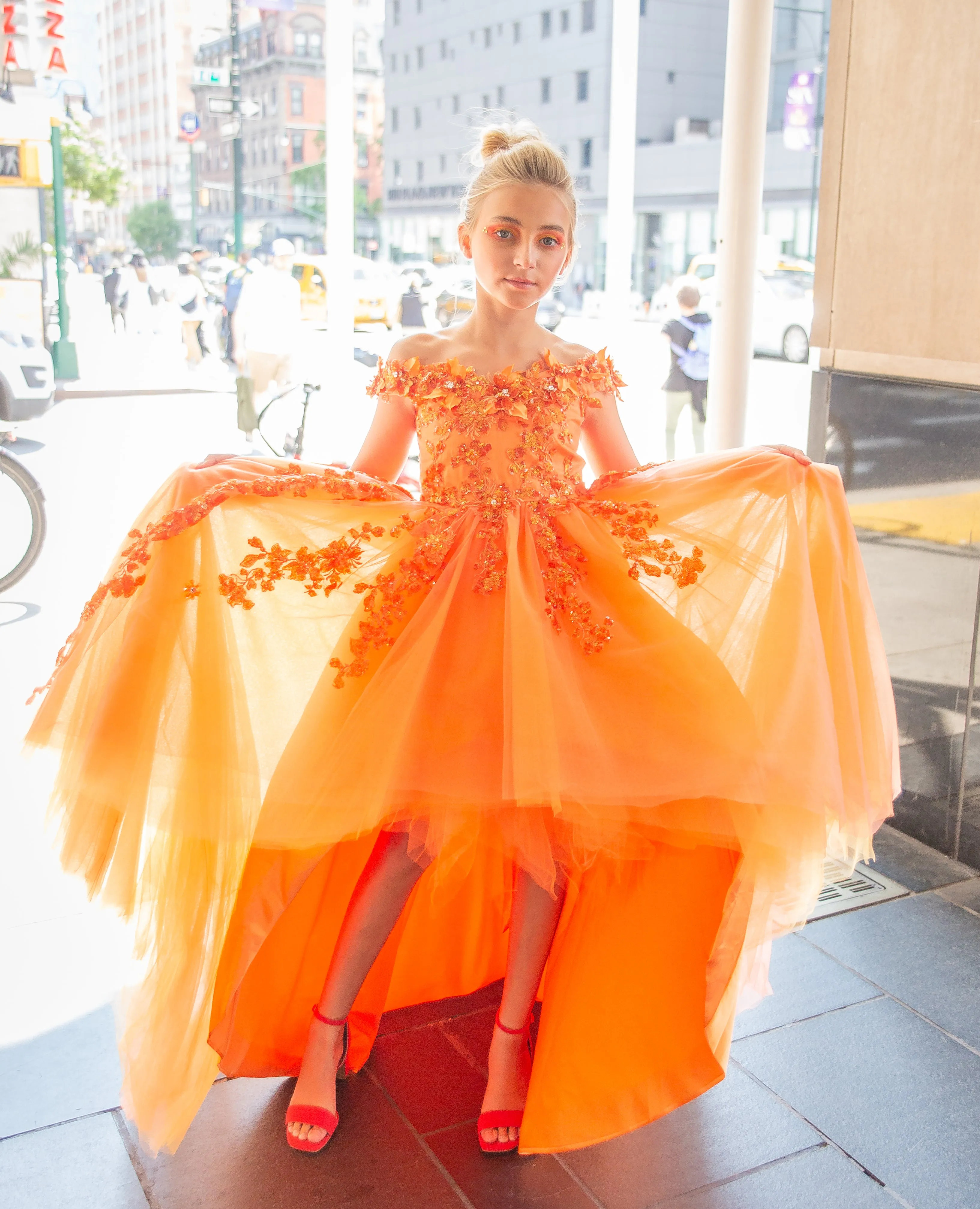 Custom Gown "Phoenix" with Large Wings