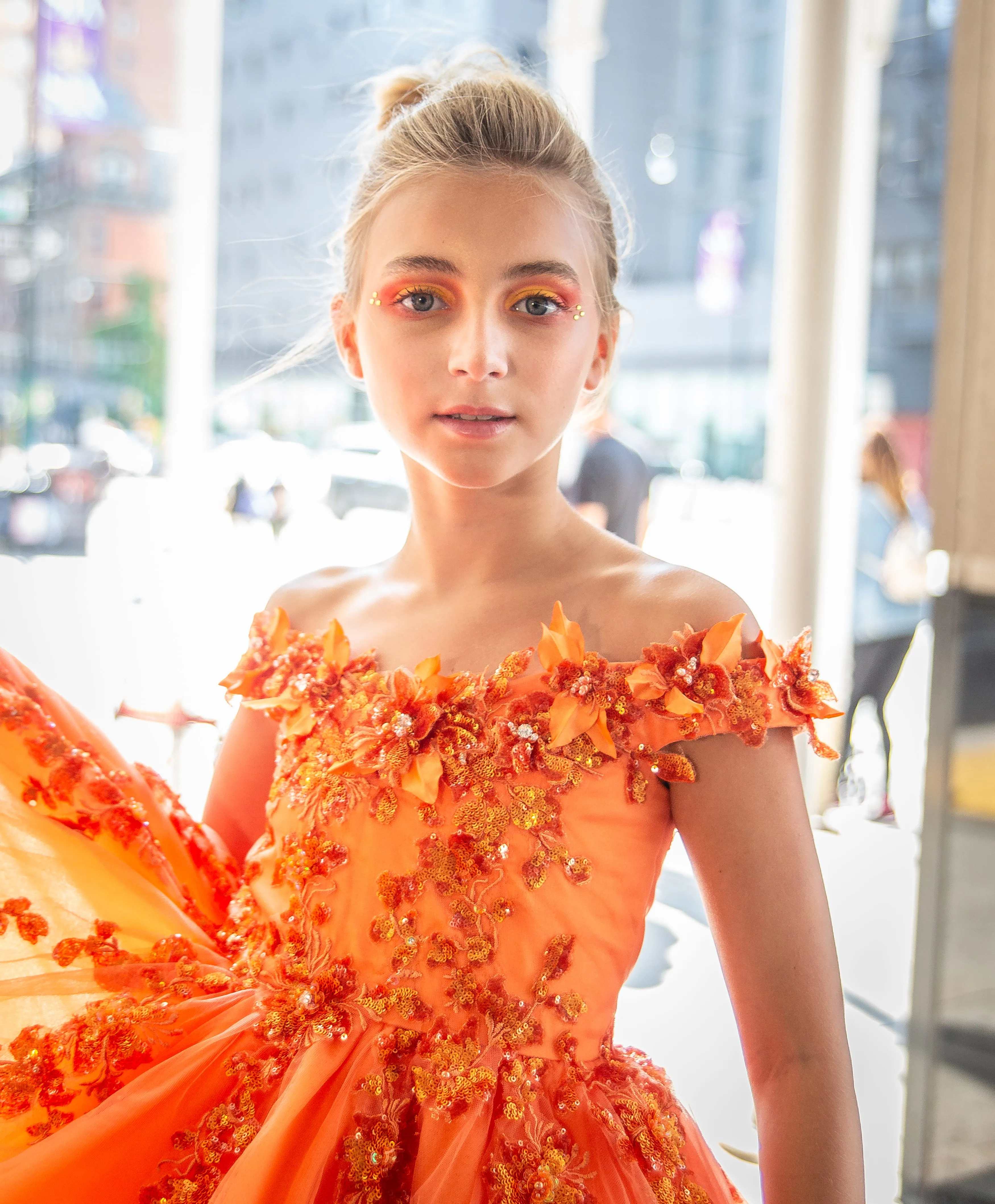 Custom Gown "Phoenix" with Large Wings