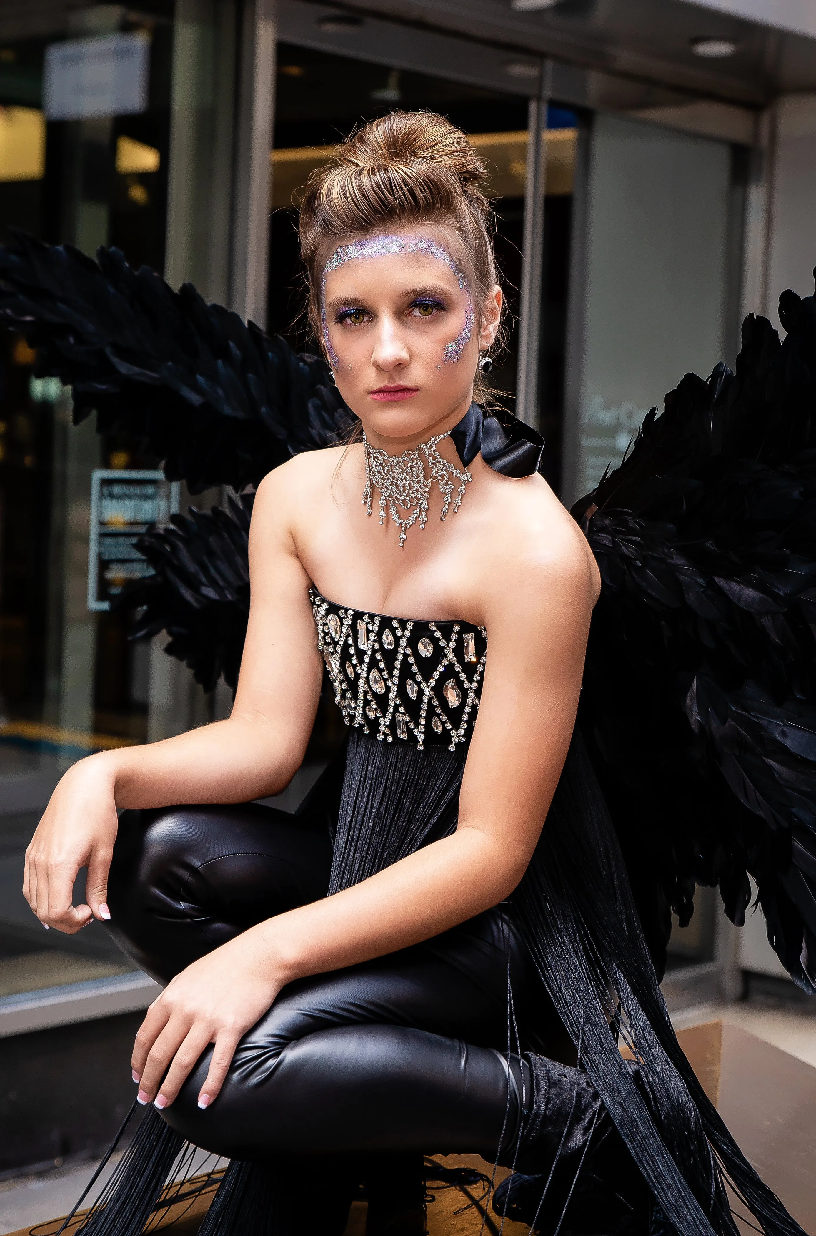 Custom Gown "The Crow"