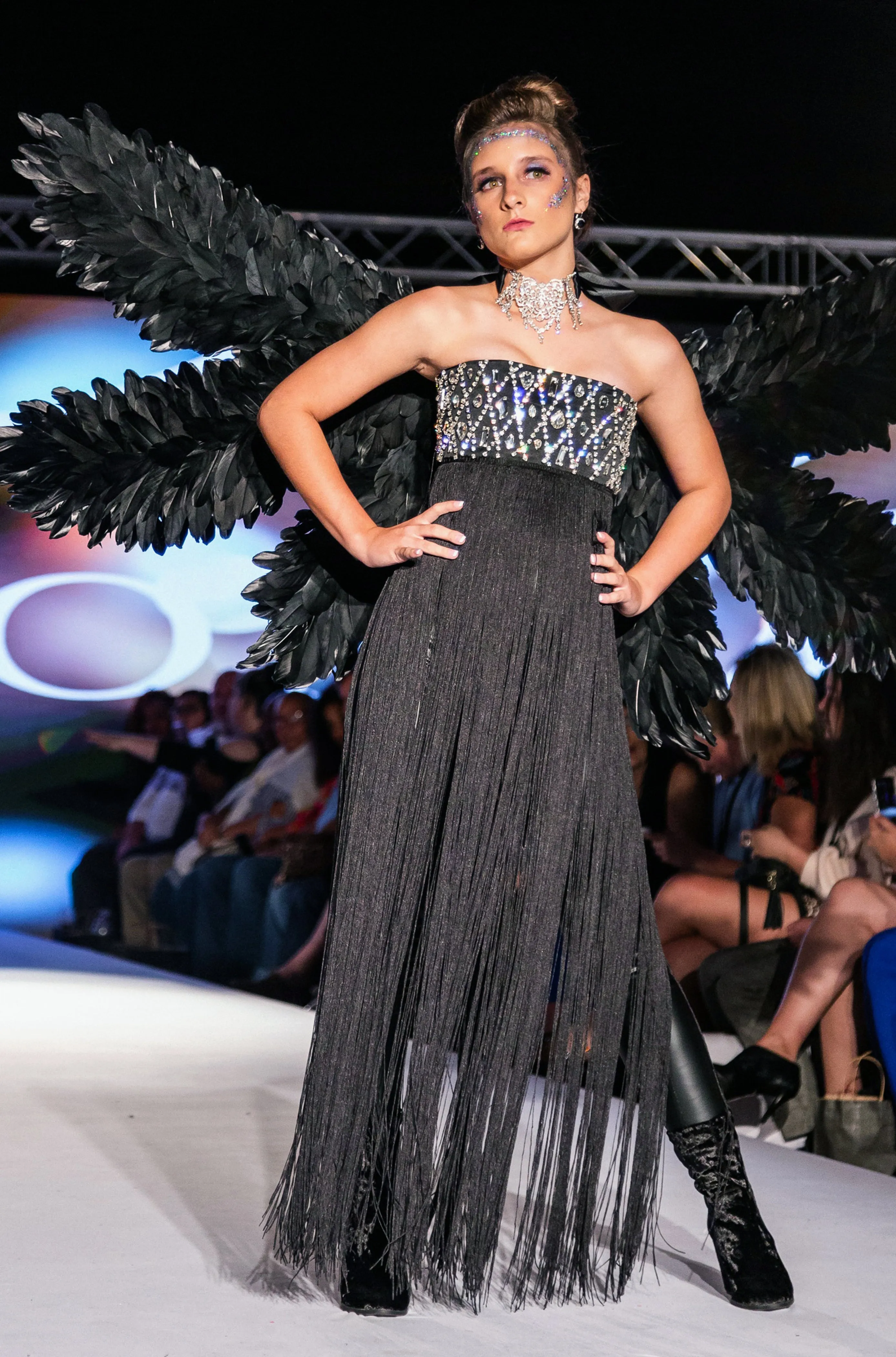 Custom Gown "The Crow"