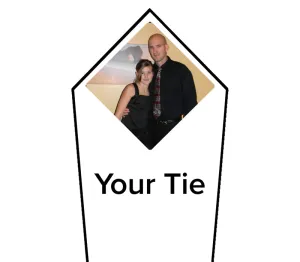 Custom Peel and Stick Photo Tie Patch (add to your own tie)