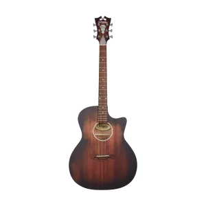 D'Angelico Premier Gramercy LS Grand Auditorium Acoustic Guitar, Aged Mahogany