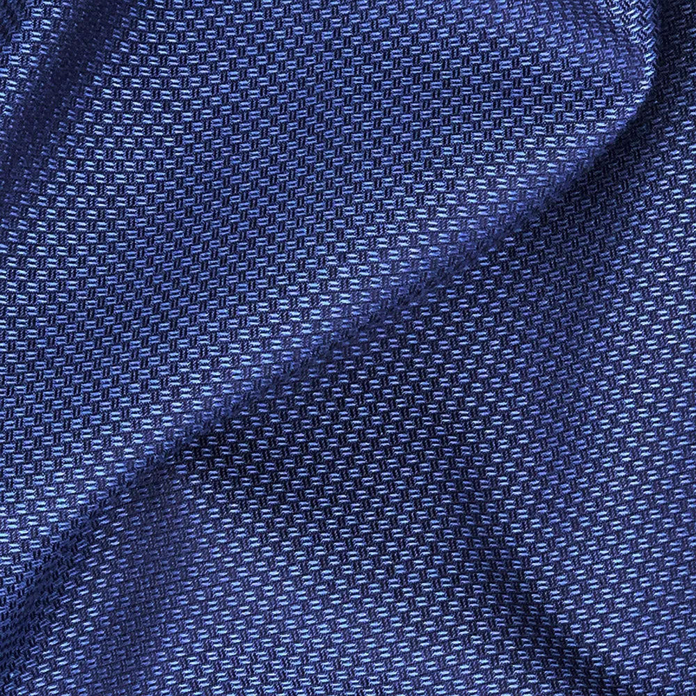 Dark Navy Blue Textured Dress Shirt | The Constellation
