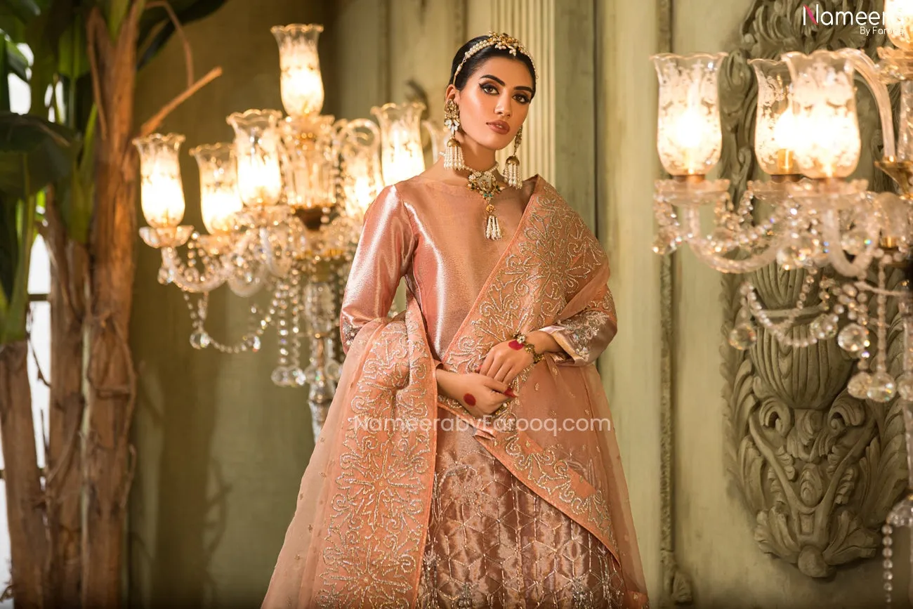 Decent Pakistani Lehenga Style Wedding Party Dress #PN08