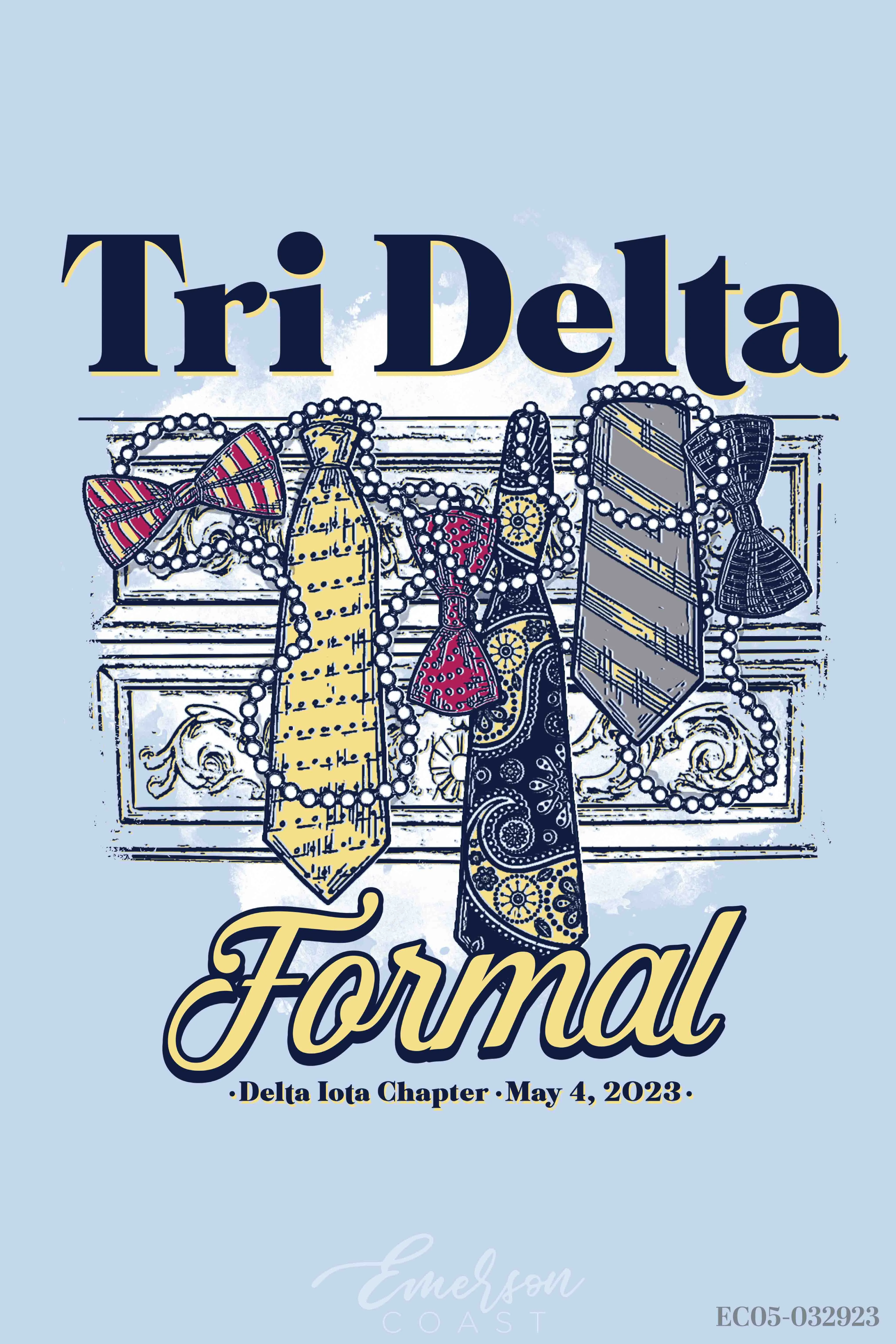 Delta Delta Delta University of Arkansas Formal T-shirt