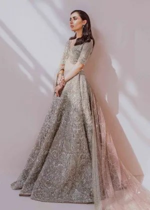 Designer Embellished Grey Indian Lehenga Choli #BN1160