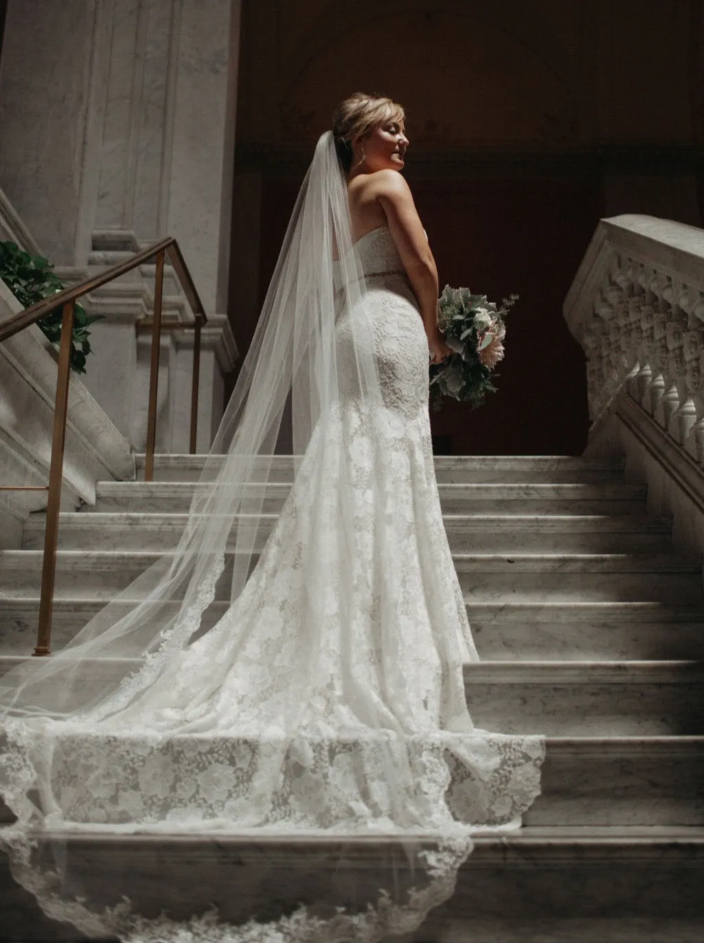 DIY Lace Cathedral Length Wedding Veil Pattern PDF Tutorial