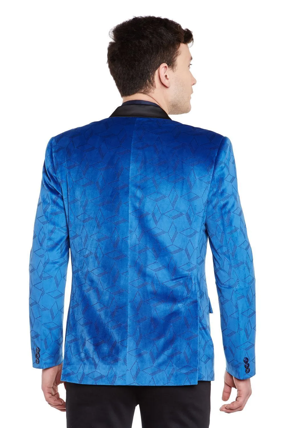 Dust Free Velvet Blue Tuxedo