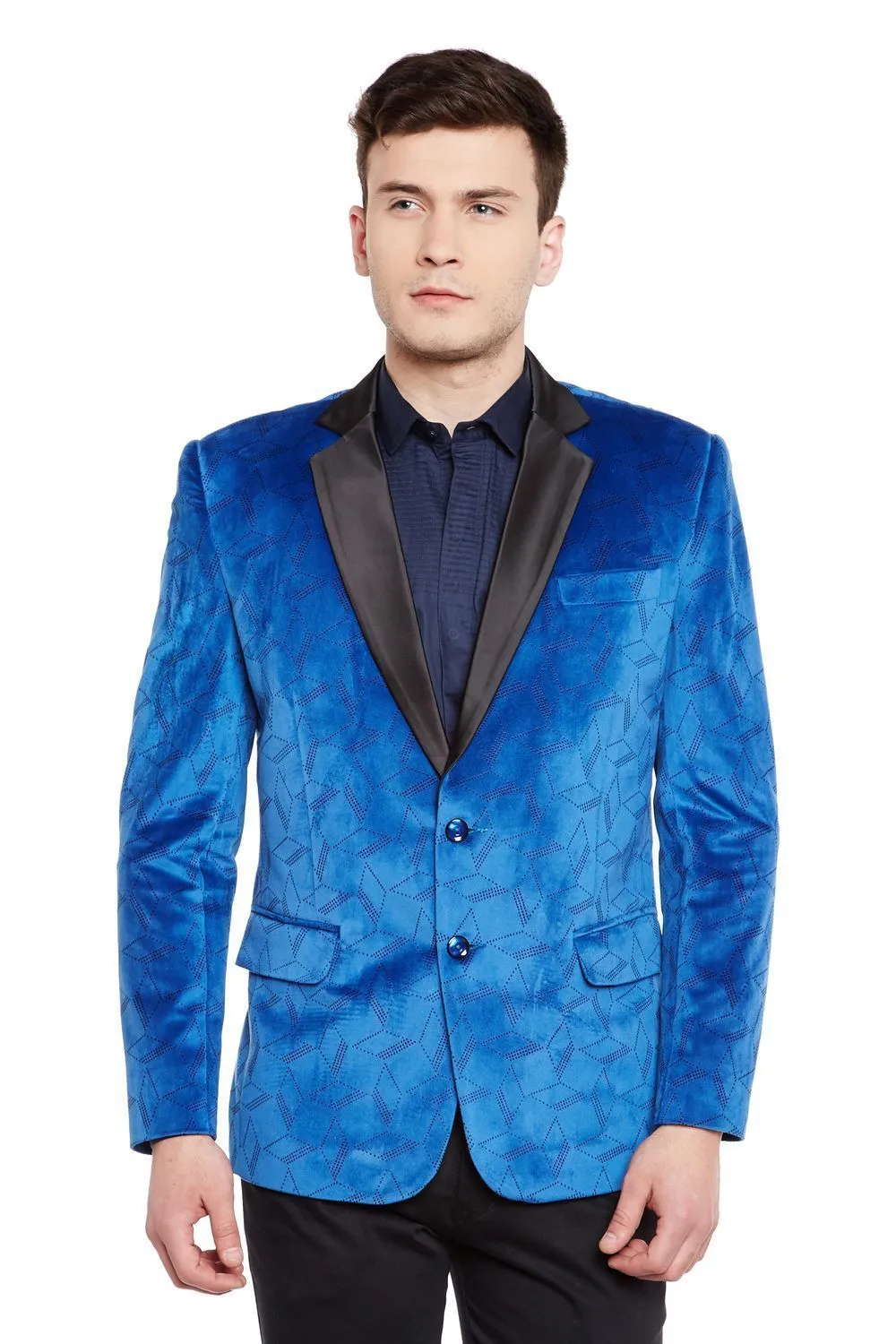 Dust Free Velvet Blue Tuxedo