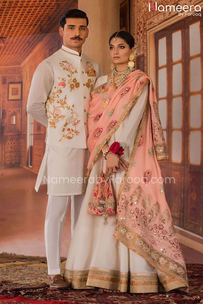 Elegant Pakistani White Frock Design 2021 #PN29