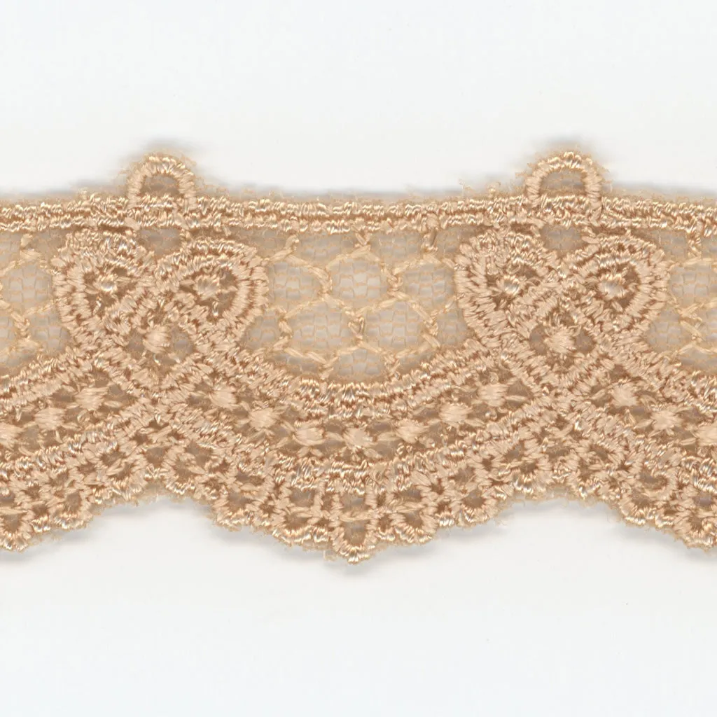 Embroidered Tulle Lace #10 Coconut