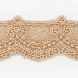 Embroidered Tulle Lace #10 Coconut