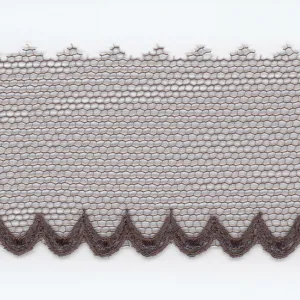 Embroidered Tulle Lace #141 Dark Plum
