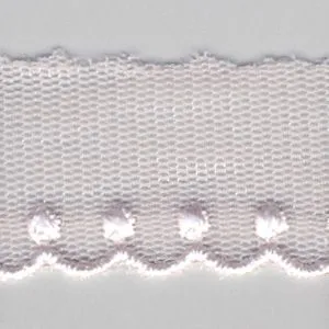 Embroidered Tulle Lace #60 Marshmallow Pink