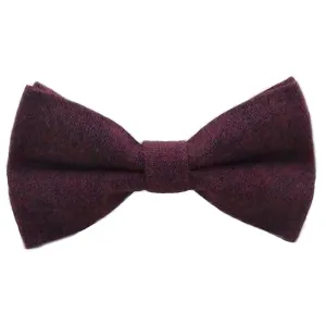 Emily Boys Burgundy Red Bow Tie