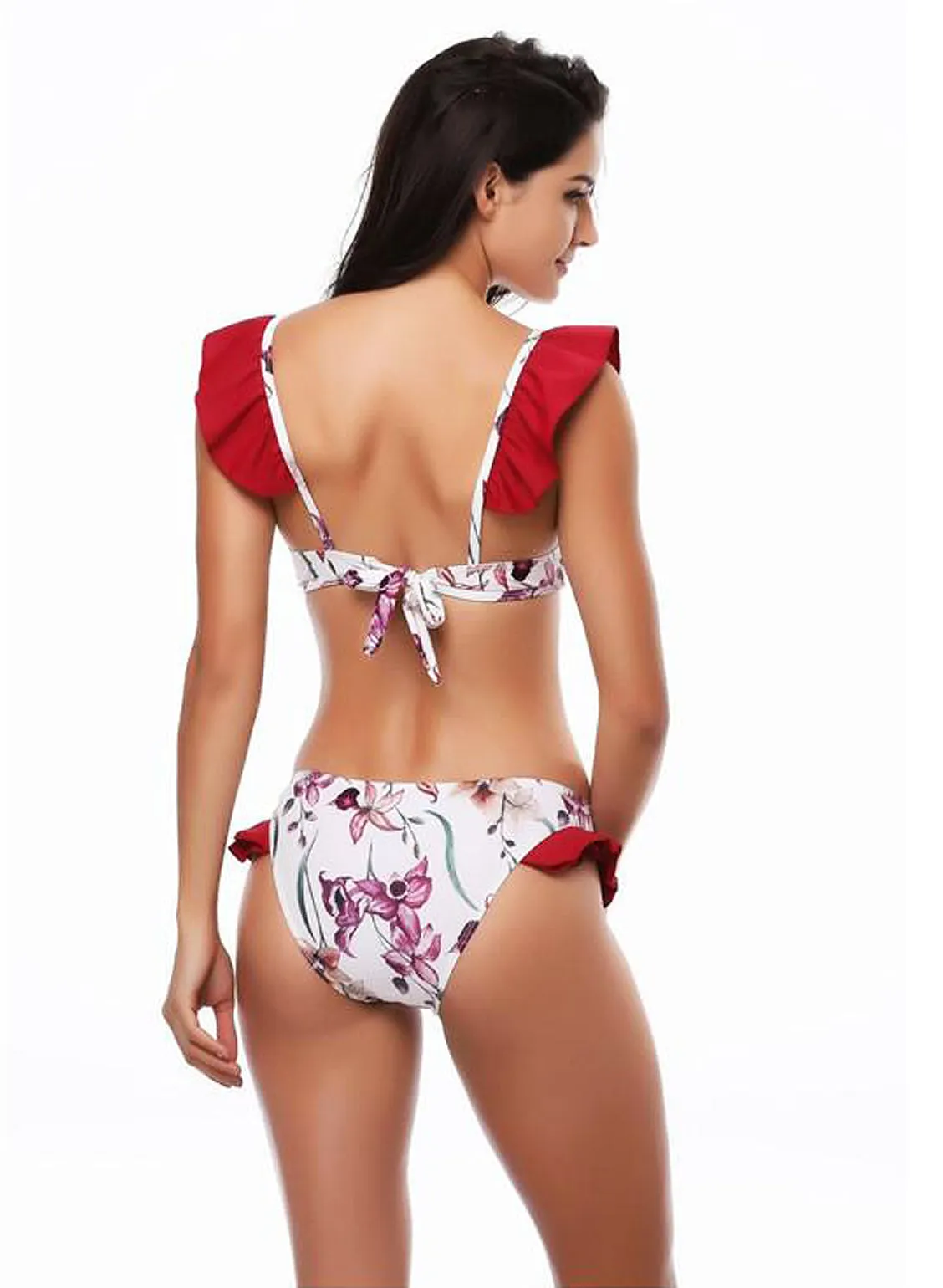 Eva Mendes Ruffle Bikini