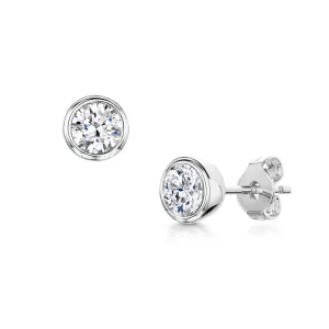 Faith Earrings - Rhodium