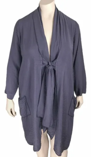 Fenini Long Tie Waist Jacket
