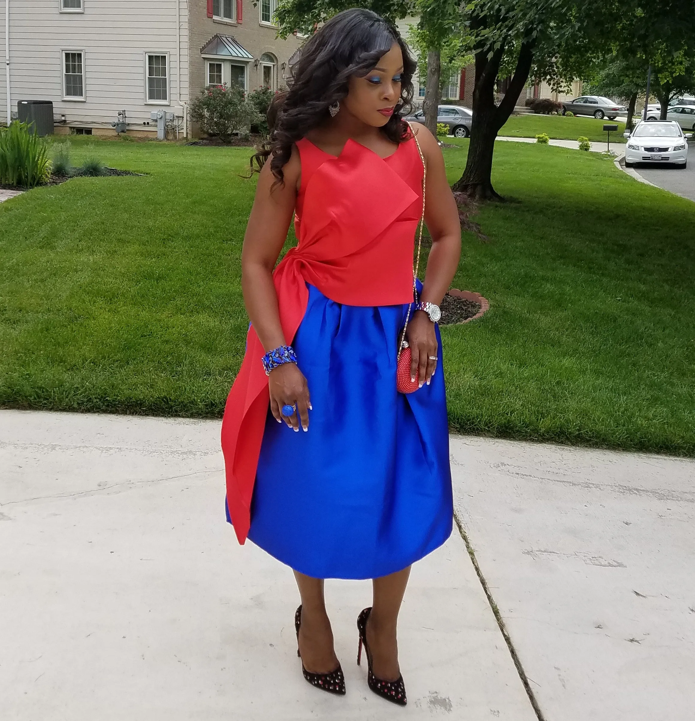FINAL SALE! Long Bow top (Tan, Red, Black, White) (CLEARANCE OUTLET! Final Sale! No Returns! No Exchange!)