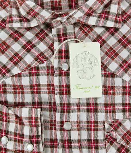 Finamore Napoli Red Casual Shirt – Size: 15.75 US