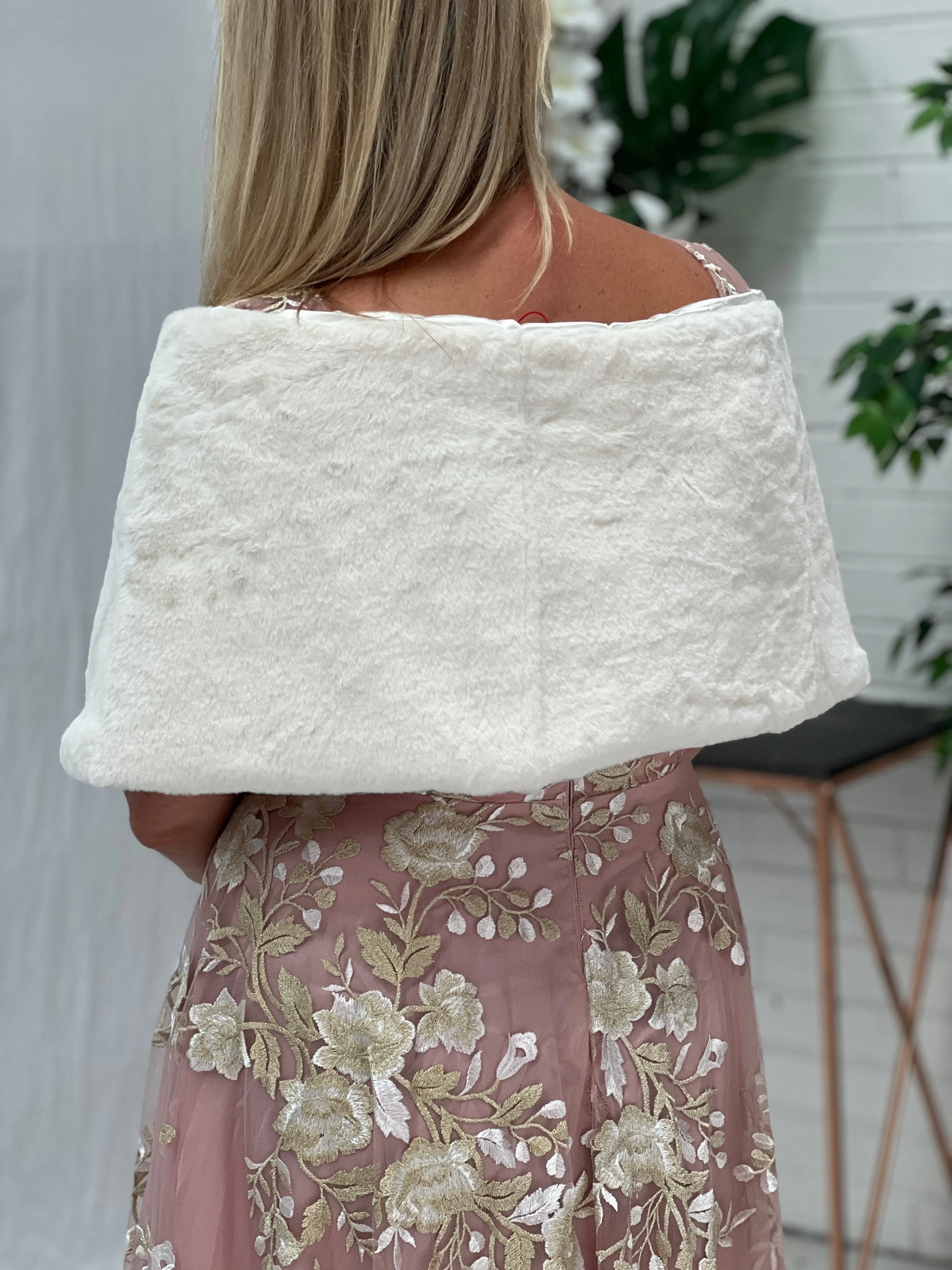 Frankfurt Faux Fur Shawl