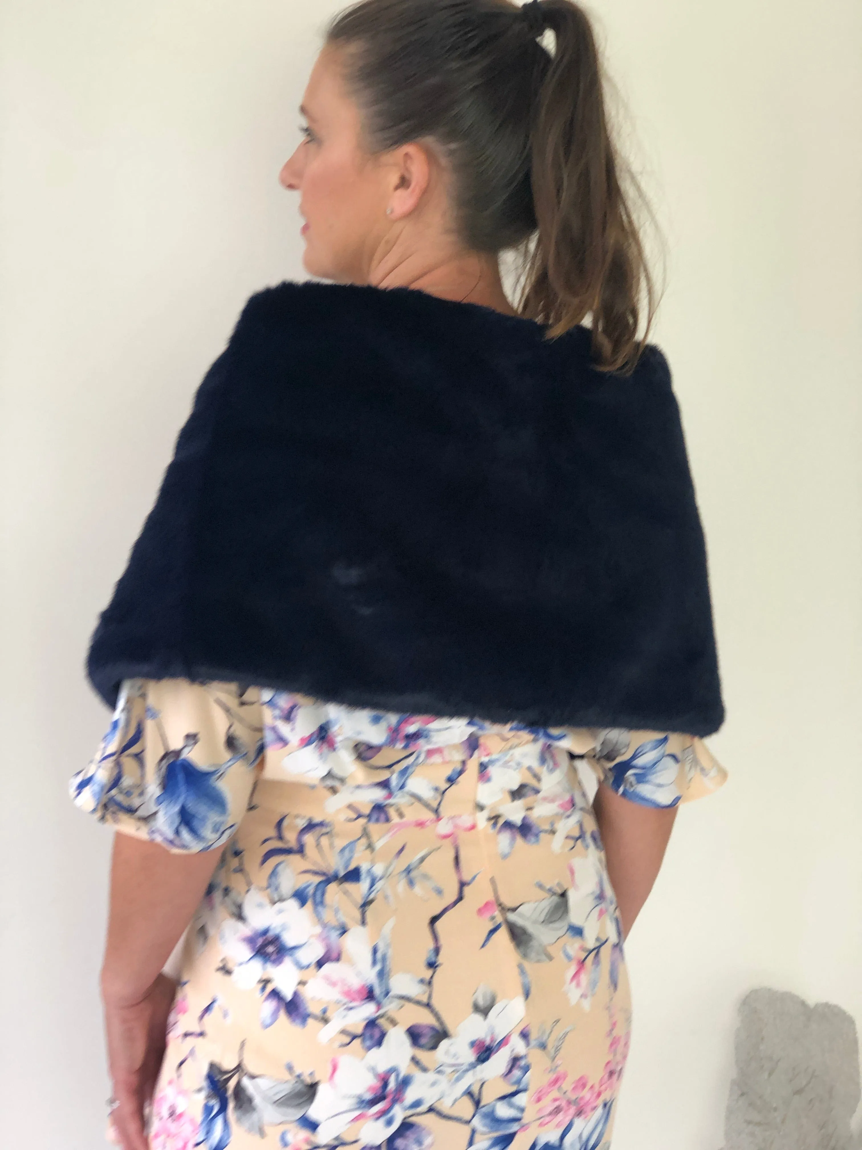 Frankfurt Faux Fur Shawl