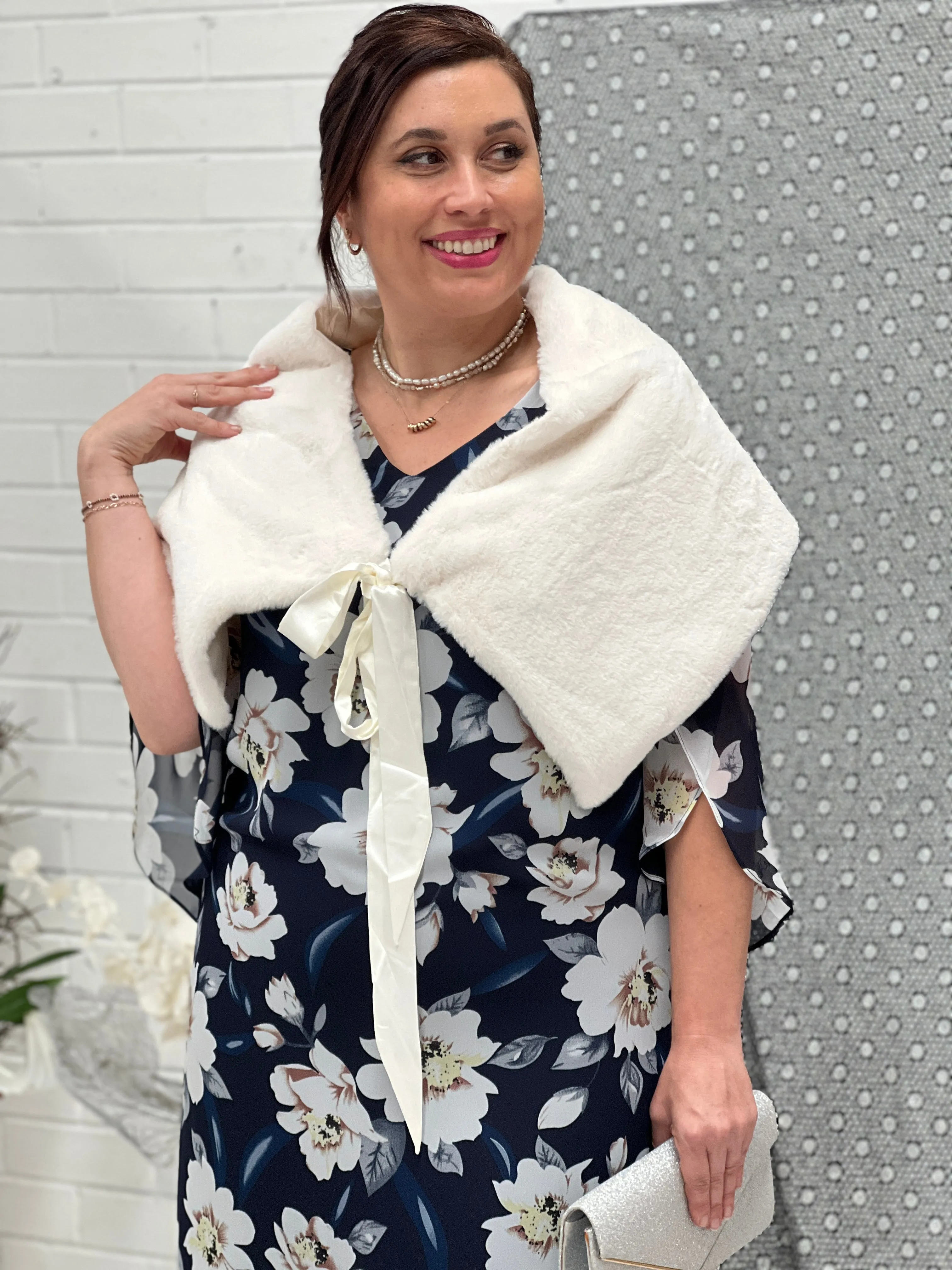 Frankfurt Faux Fur Shawl