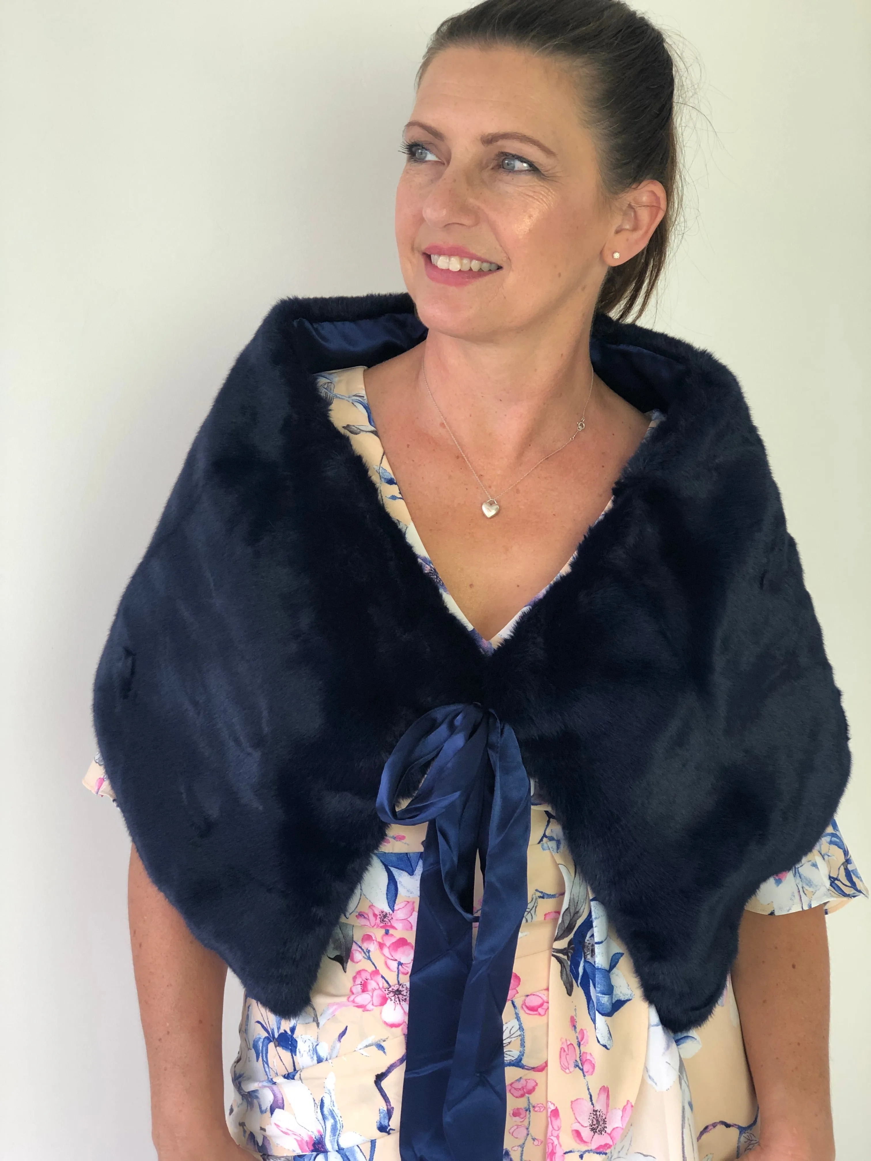 Frankfurt Faux Fur Shawl