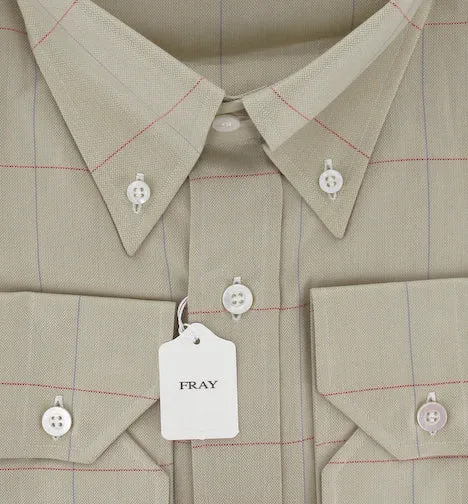 Fray Beige Casual Shirt – Size: Small US