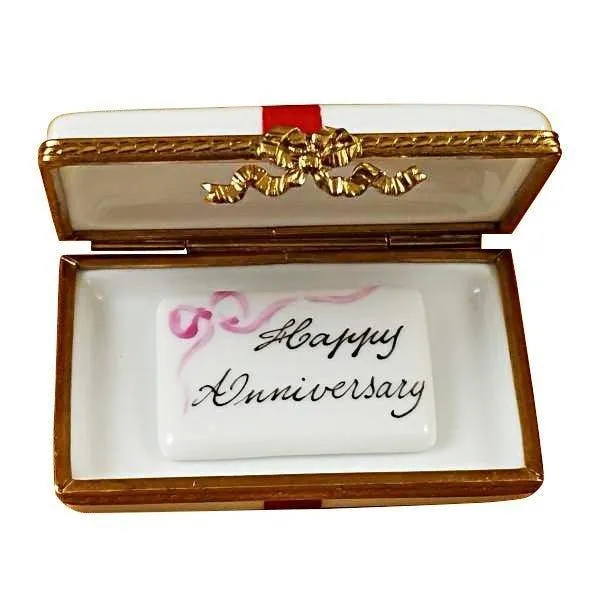 Gift with Red Bow - Happy Anniversary