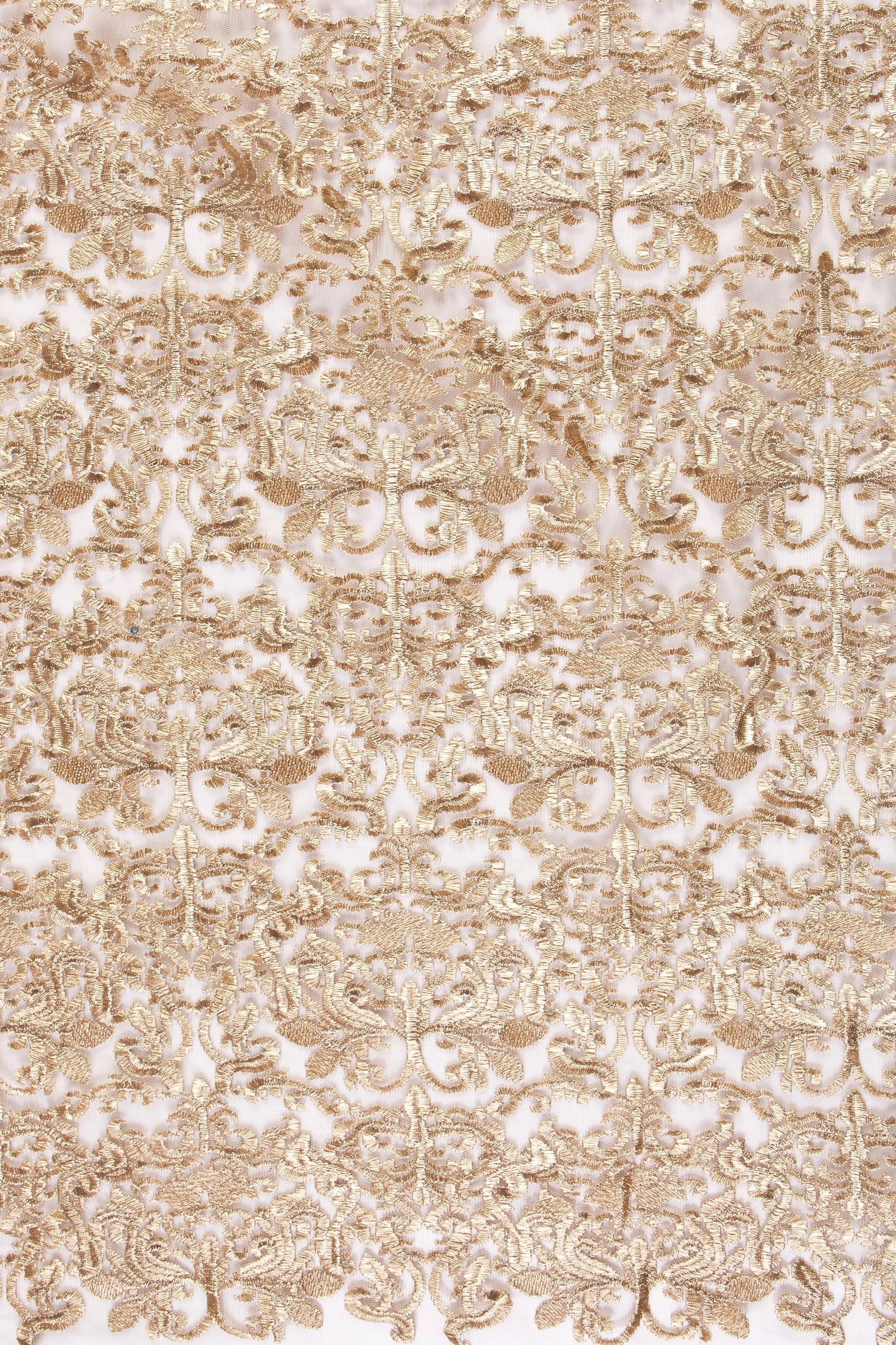 Glitter Thread Embroidered Fabric